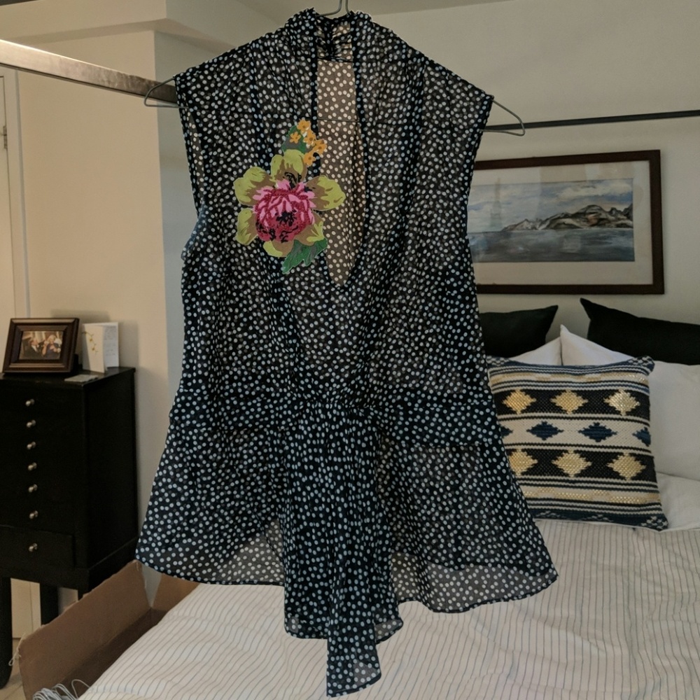 Cotton and Silk Camisole from Anthropology